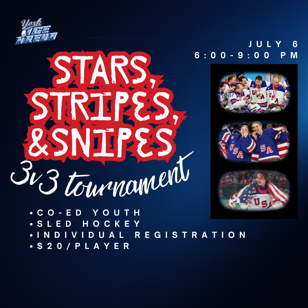 Stars, Stripes, & Snipes 3V3 Cross Ice Tournament