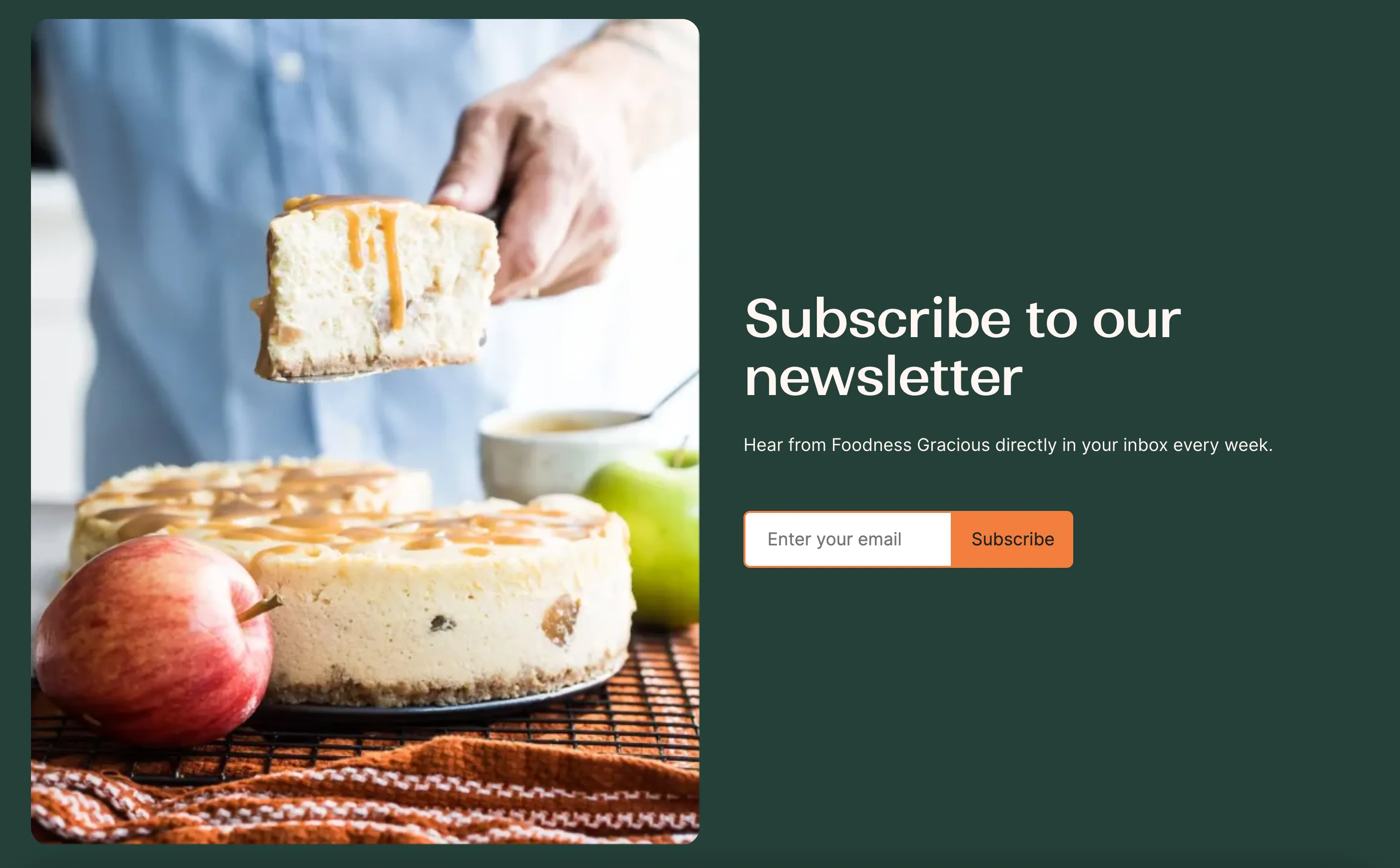 Newsletter - Foodness Gracious
