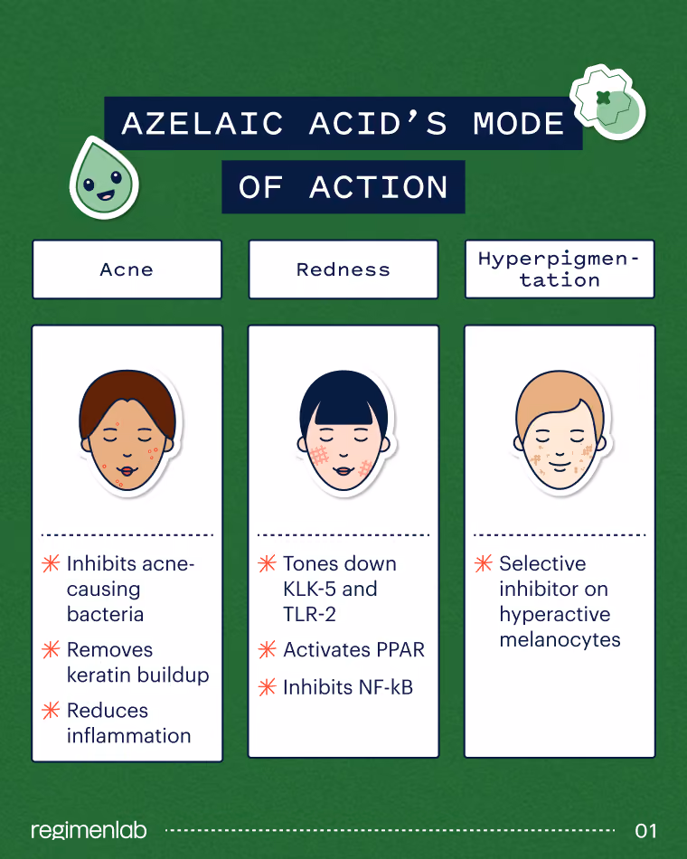 Post Text: Azelaic Acid's Mode of Action