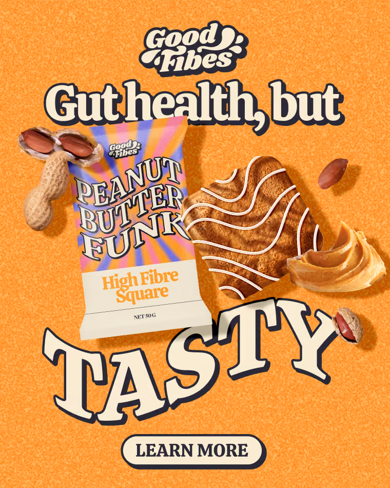 Ad Text: Gut health, but tasty