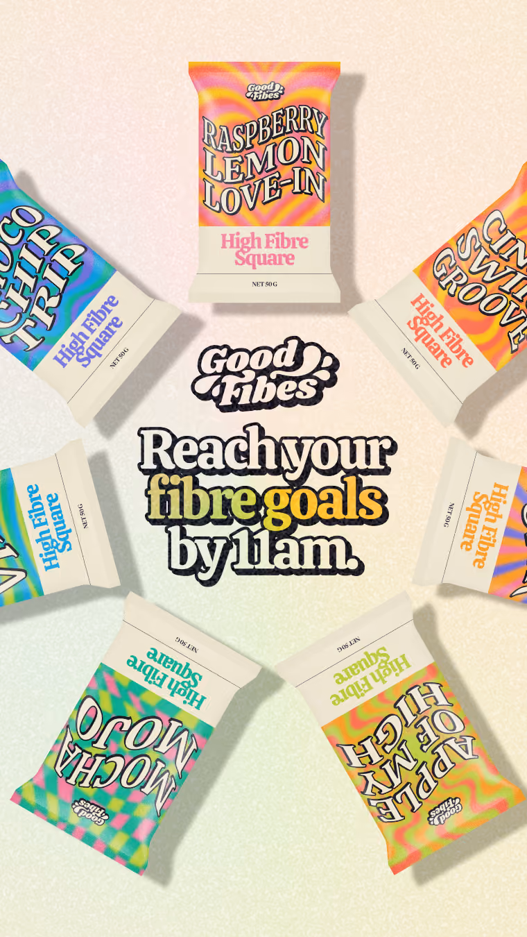 Ad Text: Reach your fibre goals by 11am.