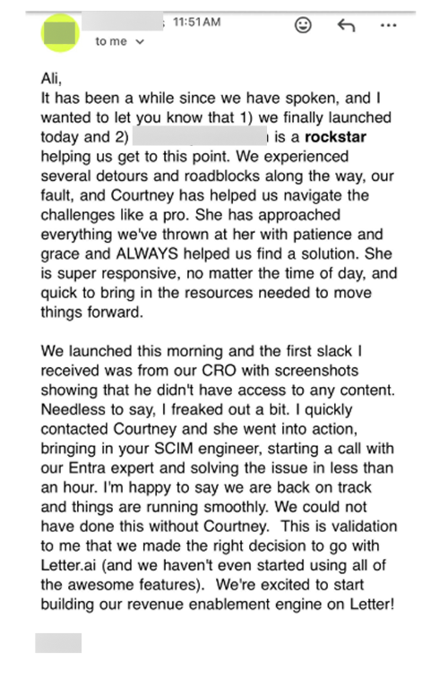 Message screenshot