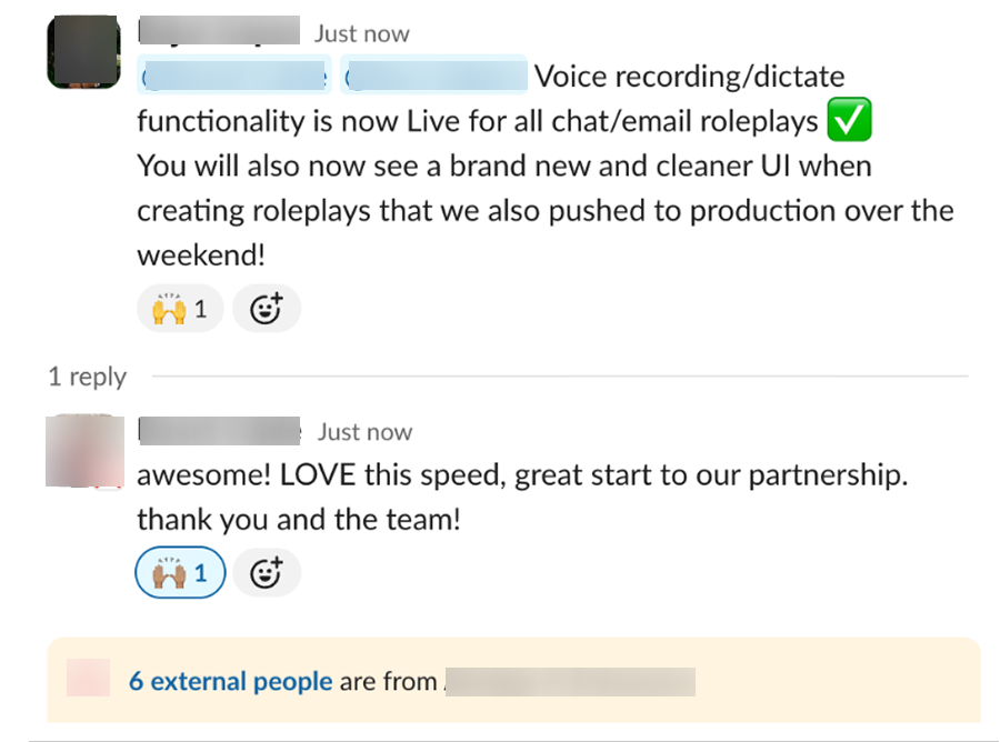 Message screenshot