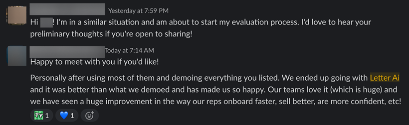 Message screenshot