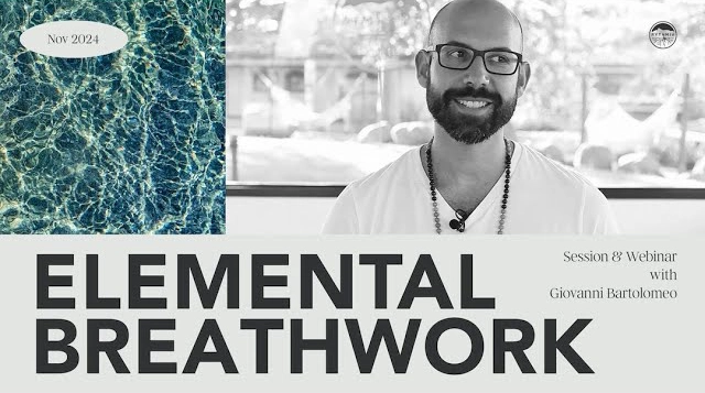 Full Elemental Breathwork Session & Webinar with Giovanni Bartolomeo