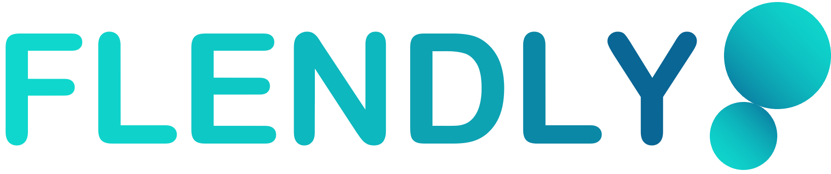 Flendly Logo, das als Home Button fungiert. Beim Anklicken des Logos wird man zur Startseite geleitet.