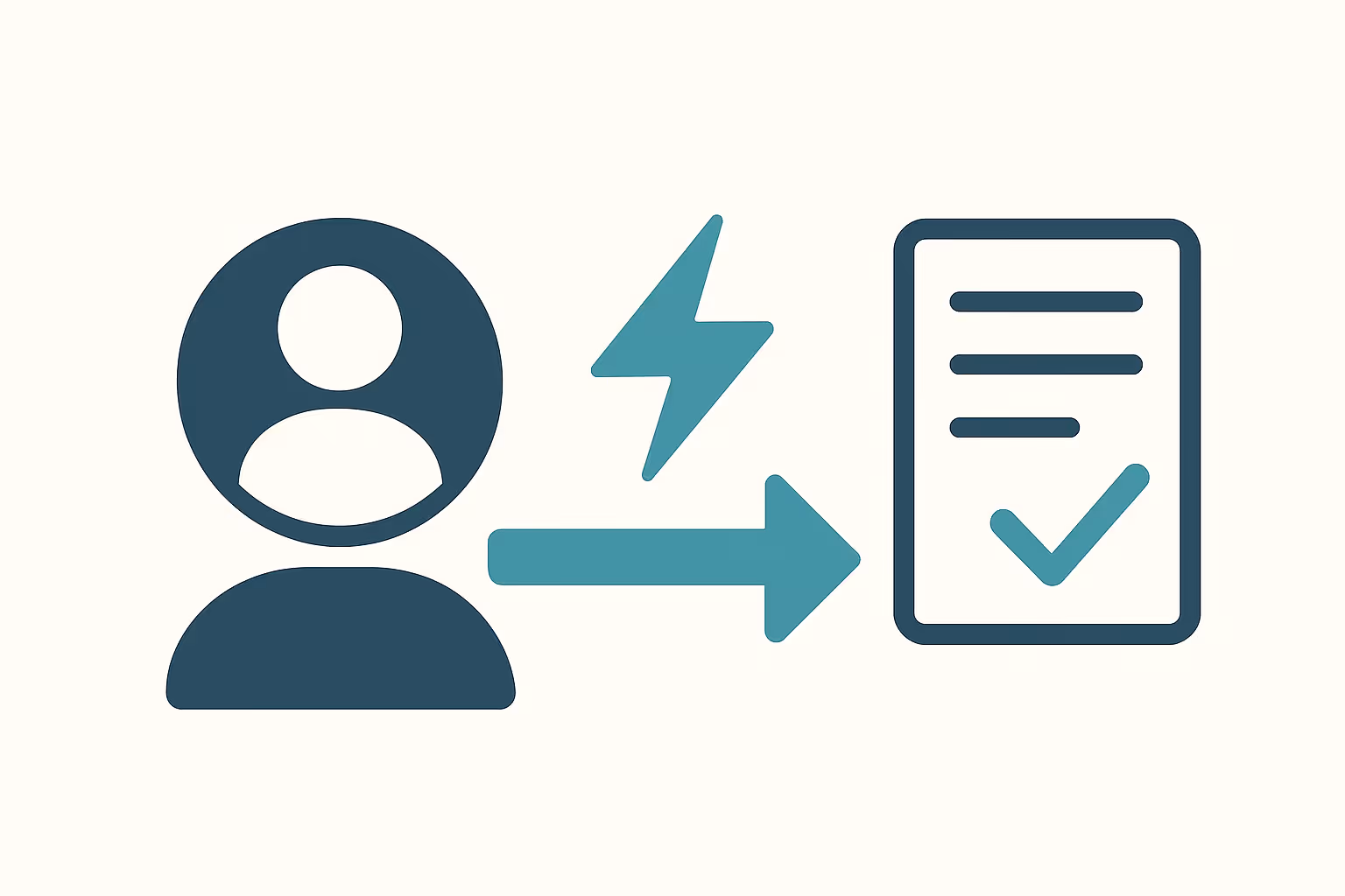 Grafik die kein warten symbolisiert