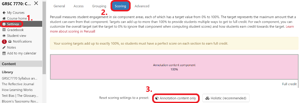 Access-scoring-options