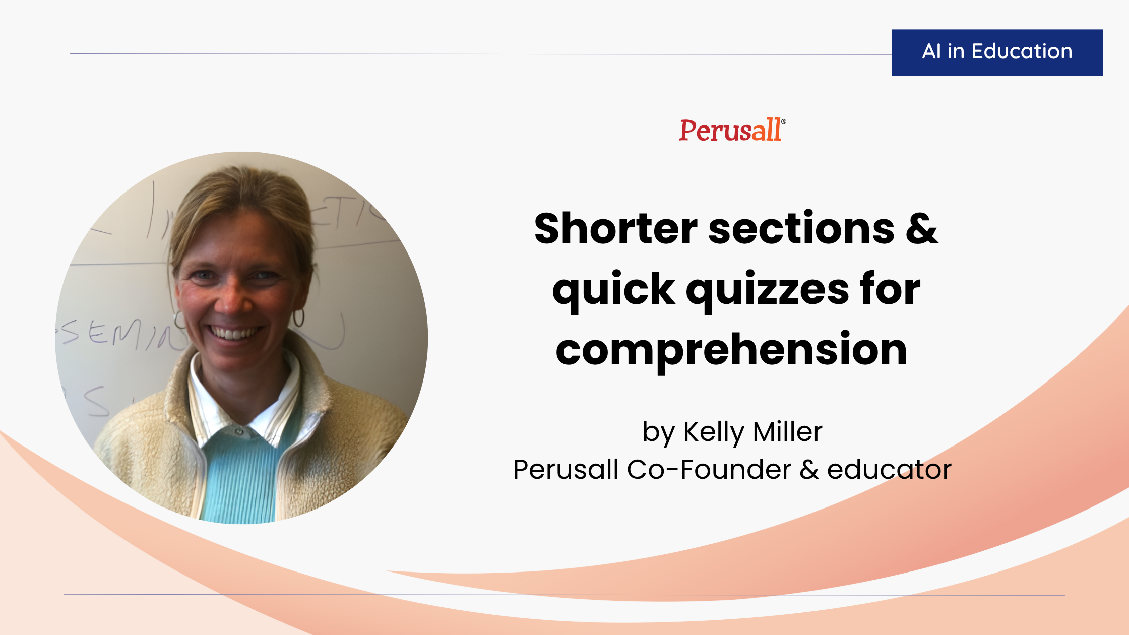 Image of posted blog post on Perusall's blog