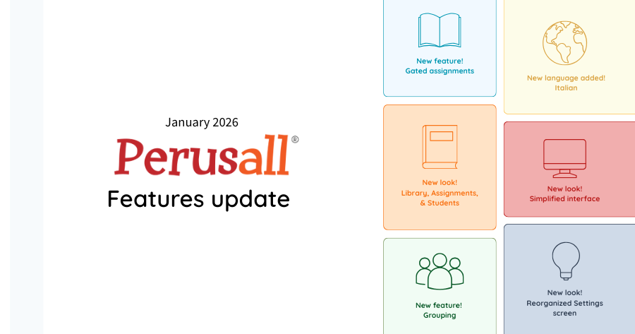 Image of posted blog post on Perusall's blog