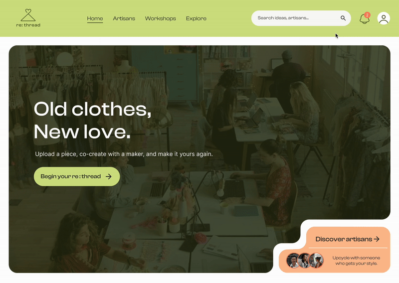 Gif of Commission Dashboard