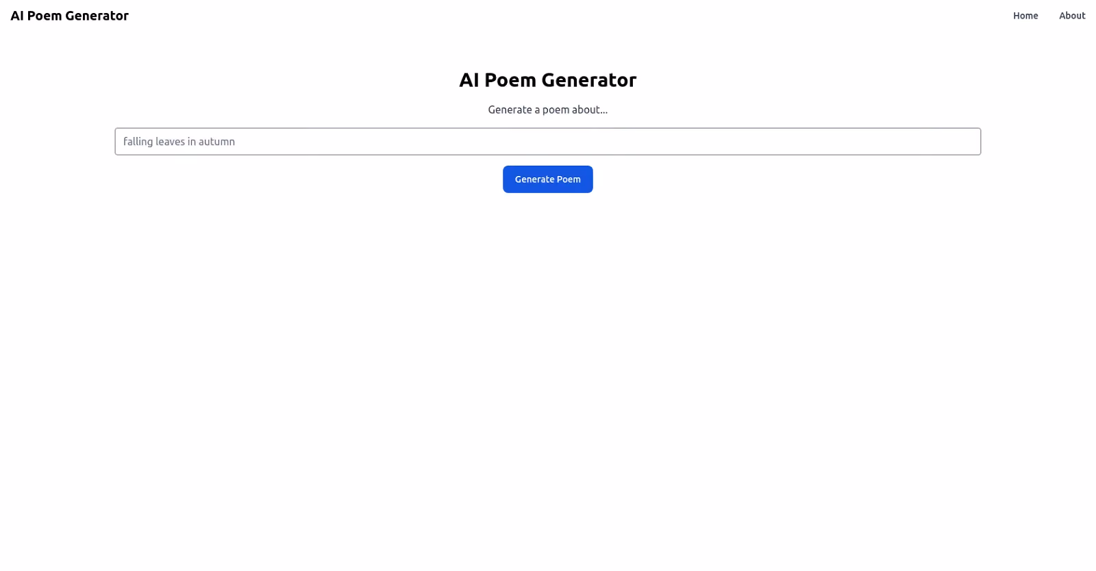 AI poem generator serves as a valuable and imaginative tool for individuals seeking to craft unique rhyming poems without the need to develop them entirely from scratch.