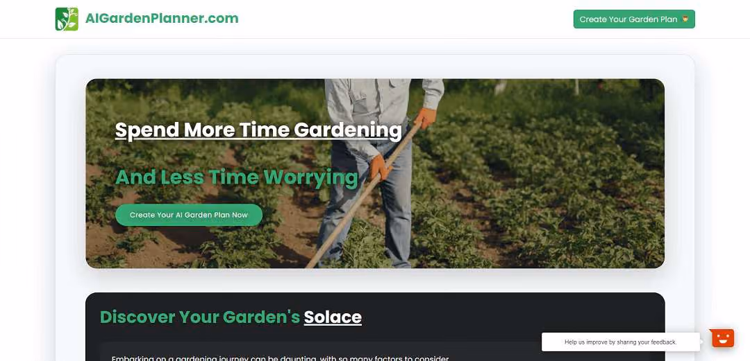 AIGardenPlanner is a free, AI-driven garden planning tool designed by AlfredvdHeide and FrankCdeJong. It offers personalized recommendations and data-driven plans for successful gardening. With