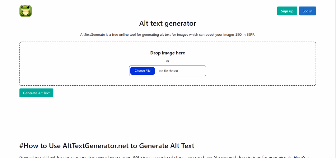 AltTextGenerator, a user-friendly online tool driven by artificial intelligence, offers a valuable service by generating alternative text (alt text) for images, bolstering website accessibility and the user experience.