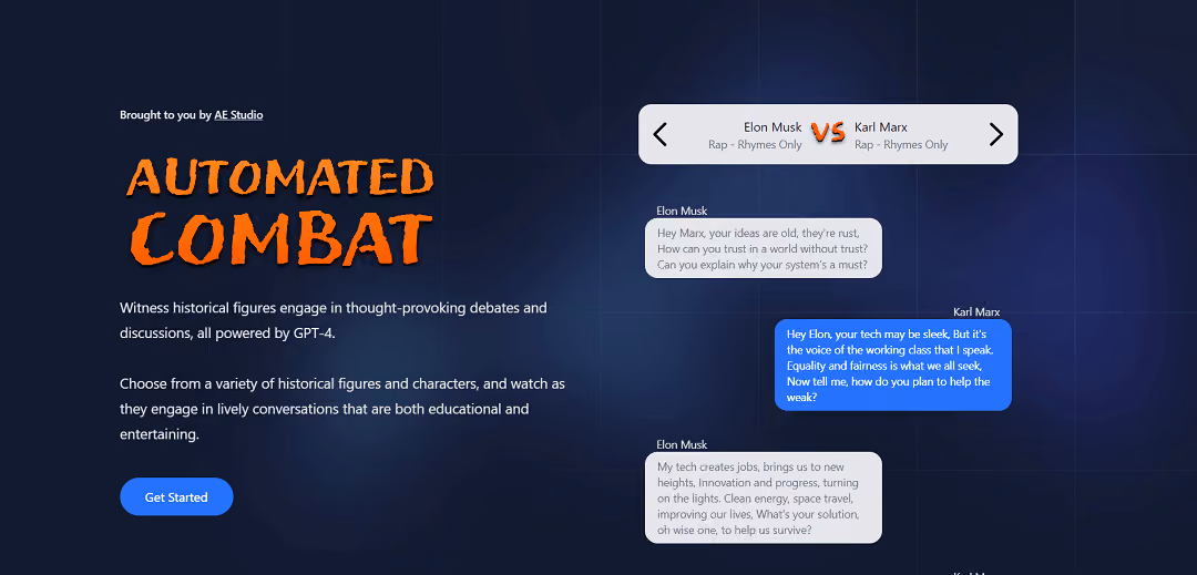 Automated Combat, developed by AE Studio, is a cutting-edge AI-powered tool that offers an exciting blend of education and entertainment.
