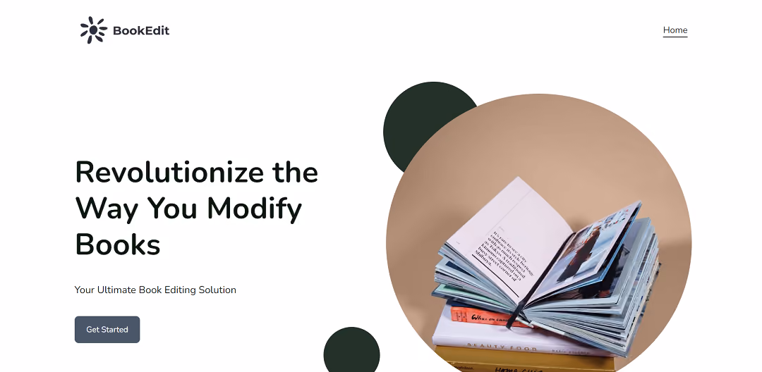 BookEdit is an innovative AI-driven app designed to simplify book editing for authors, editors, and readers.
