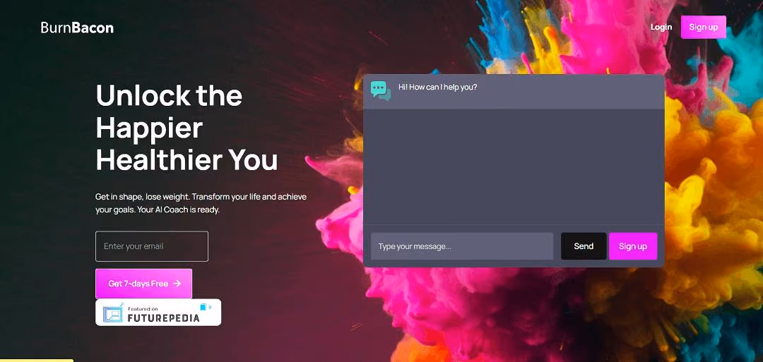BurnBacon is an AI-driven fitness tool that caters to individual health and fitness goals. By providing personalized meal plans, workouts, and motivational support, it helps users achieve success.