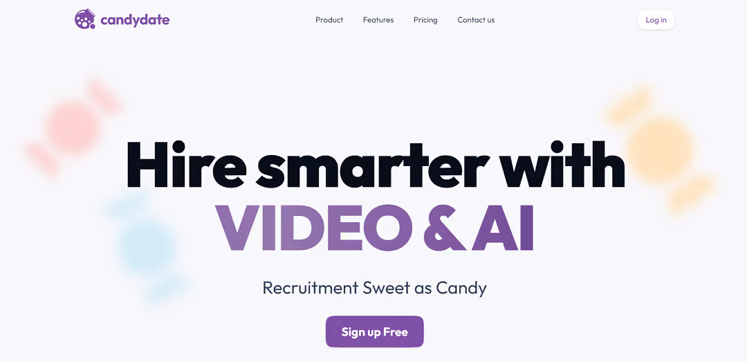 Candydate is an AI-powered video recruitment platform that simplifies the hiring process for small businesses.
