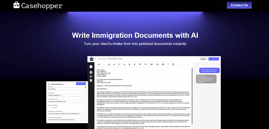 Introducing Casehopper, an AI-powered tool designed to revolutionize legal drafting processes. It enables users to efficiently revise legal documents, identify issues, and brainstorm solutions.