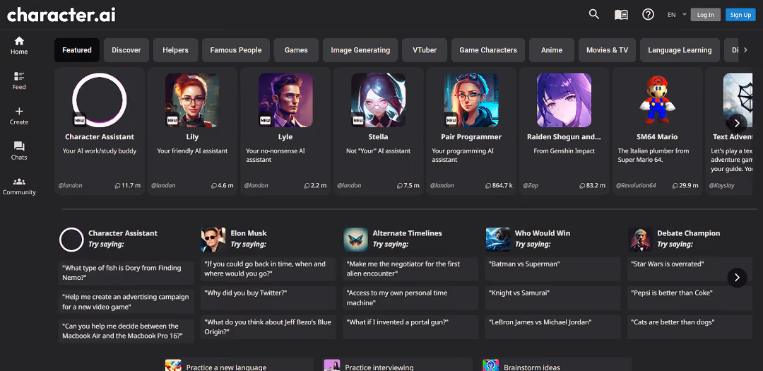 Character. ai is an amazing AI tool that lets users create and interact with intelligent characters.