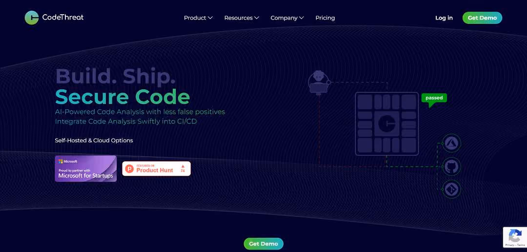 CodeThreat is an AI-powered static application security testing (SAST) solution designed to provide developers with comprehensive code analysis and minimize false alarms. It seamlessly integrates into development pipelines, making secure coding a natural part of the process.