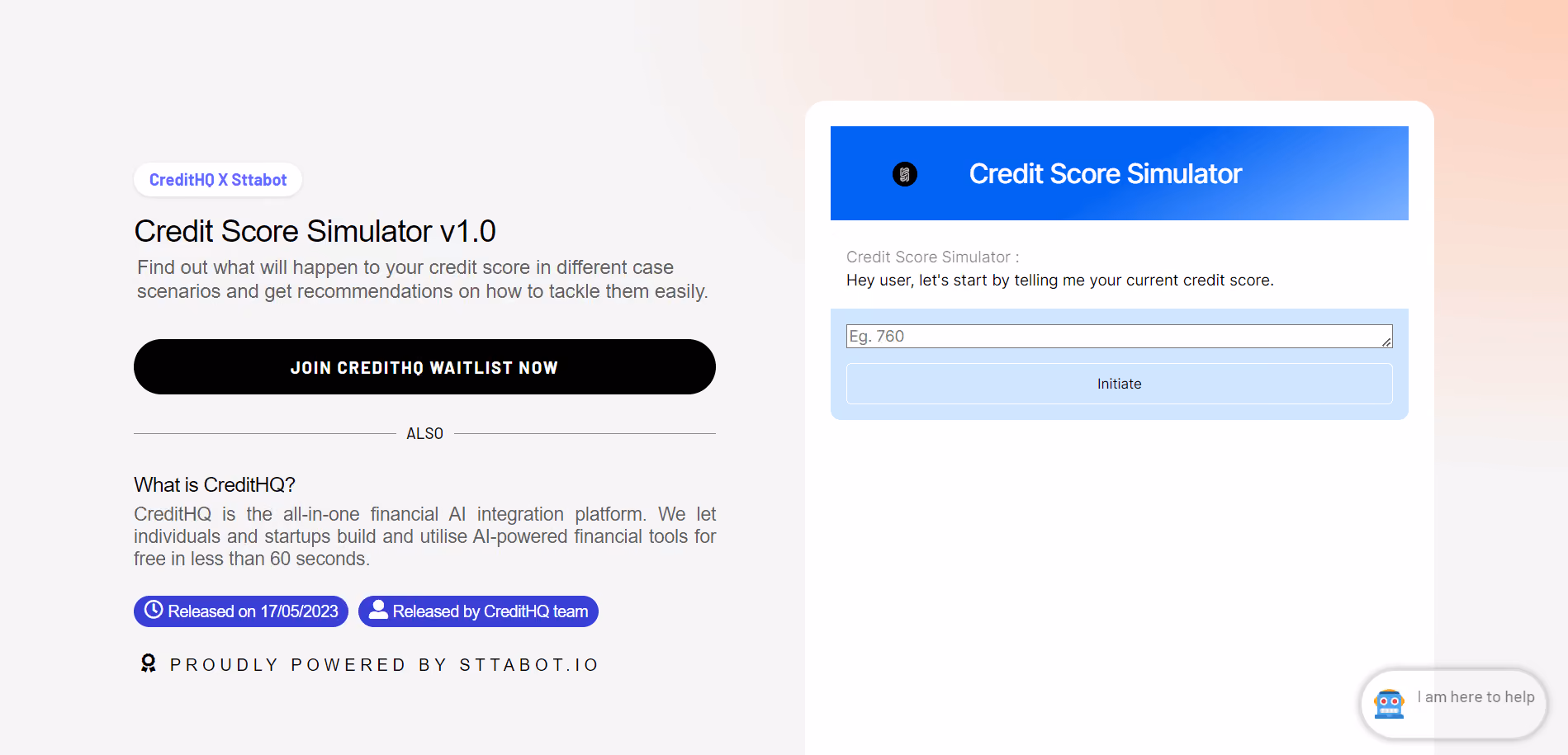 Credithq.tech's tool, the Credithq x Sttabotcredit Score Simulator V1.0, aids individuals and startups in grasping how different situations could impact their credit scores.