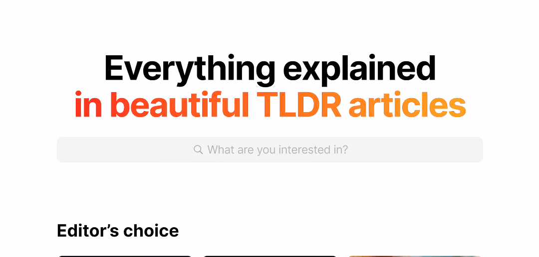 Discover a wealth of unbiased articles on a wide range of captivating topics with Eightify Explore. This user-friendly tool allows you to search for articles based on your interests, offering a diverse selection of trending subjects like the universe, consciousness, yoga, black holes, blockchain, and more.