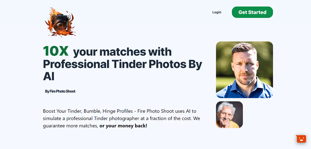 Elevate your Tinder, Bumble, and Hinge profiles with Fire Photo Shoot's AI-powered service. We've harnessed artificial intelligence to replicate the skills of a professional photographer, all while keeping costs remarkably low.