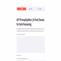 GPT PromptSplitter