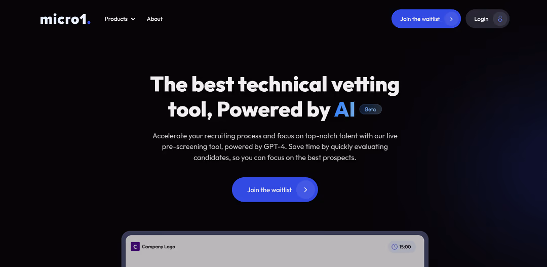 Gpt-vetting is an AI-powered tool that efficiently evaluates software engineers' skills.