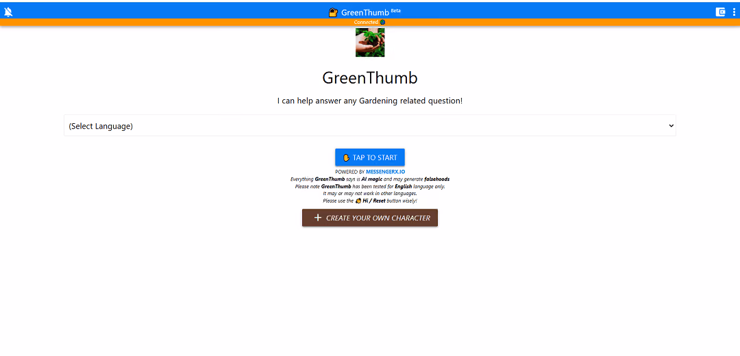 GreenThumb is an AI-powered tool designed to assist users with gardening-related queries.