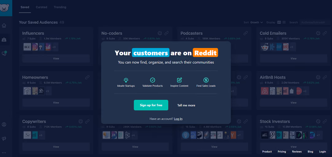 GummySearch Audience Research is a versatile tool for in-depth audience analysis and market research. By mining Reddit conversations, it provides users with valuable insights into their target audience, including pain points and content opportunities.