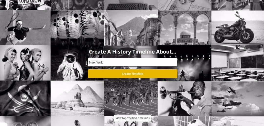 History Timelines is an advanced AI tool that empowers users to create detailed timelines on historical events and topics.