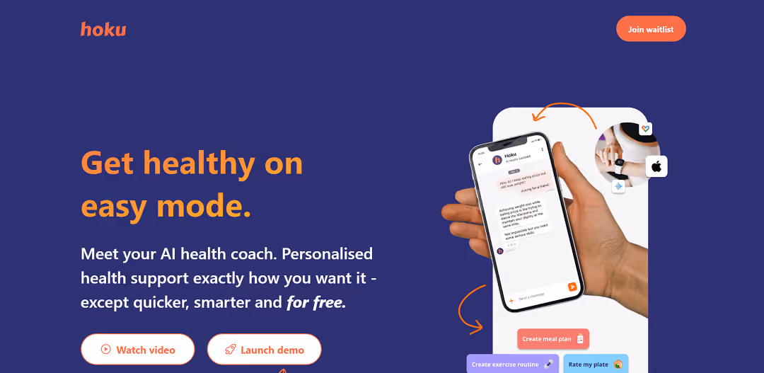 Hoku is your AI health coach.