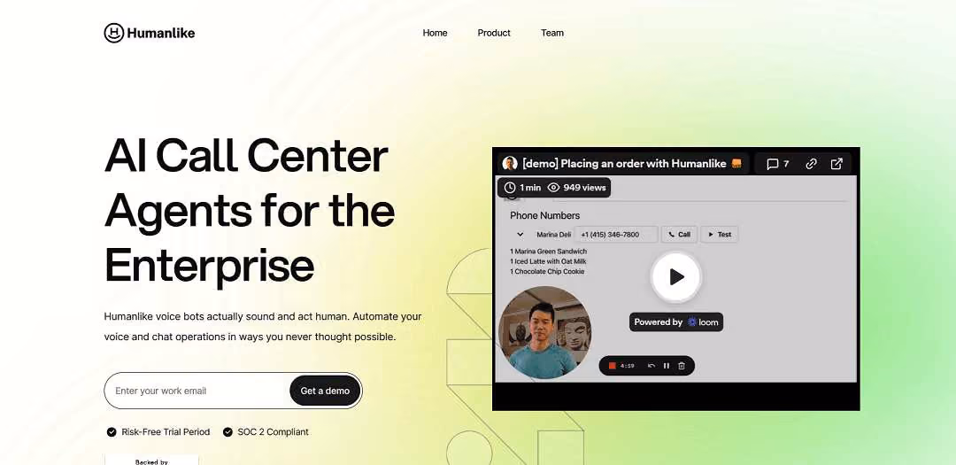 Humanlike is an advanced conversational AI tool designed to mimic human speech and behavior, automating voice and chat interactions seamlessly.