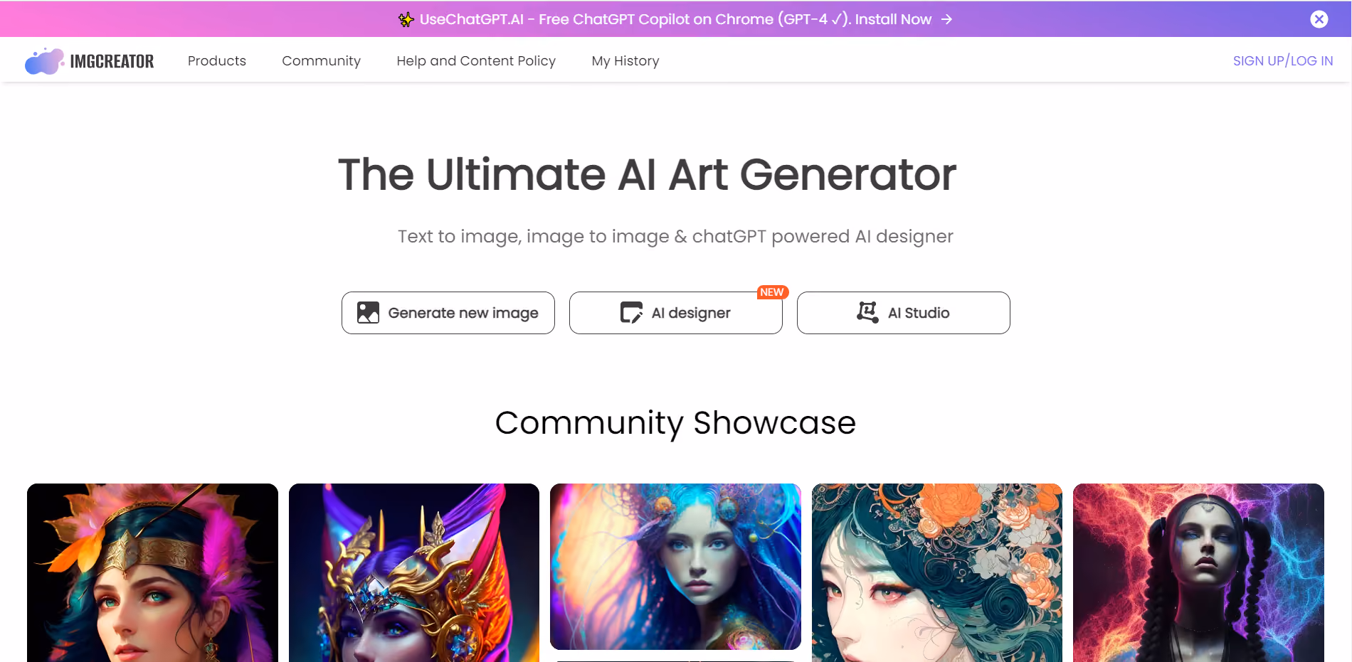 ImgCreator.AI is an advanced AI-based tool designed for generating images.