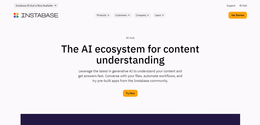 Instabase AI Hub is an innovative AI platform offering a wide range of AI-based solutions to streamline operations across industries like finance, insurance, healthcare, and the public sector.