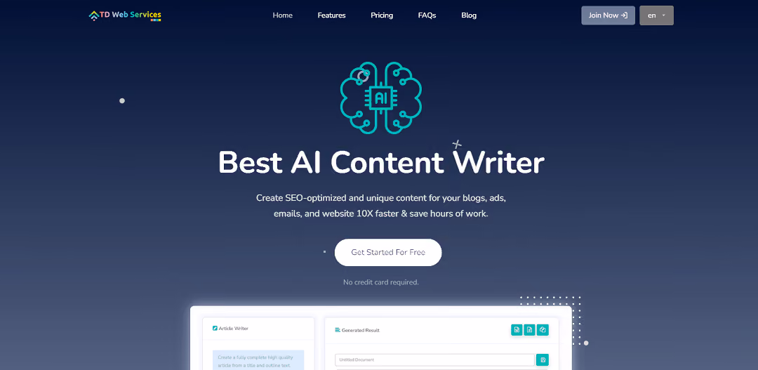 IntelliServe is an AI-powered tool designed to assist businesses in creating high-quality, SEO-optimized content.