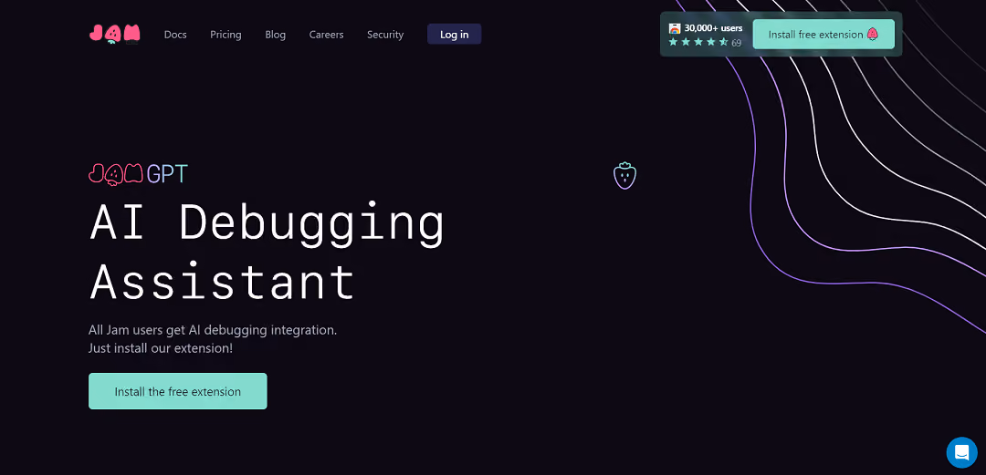 Jam is an AI debugging assistant created to help developers fix bugs efficiently. With over 25,000 users, it offers a free Chrome extension that seamlessly integrates with bug reporting workflows, providing AI-driven code fix suggestions.