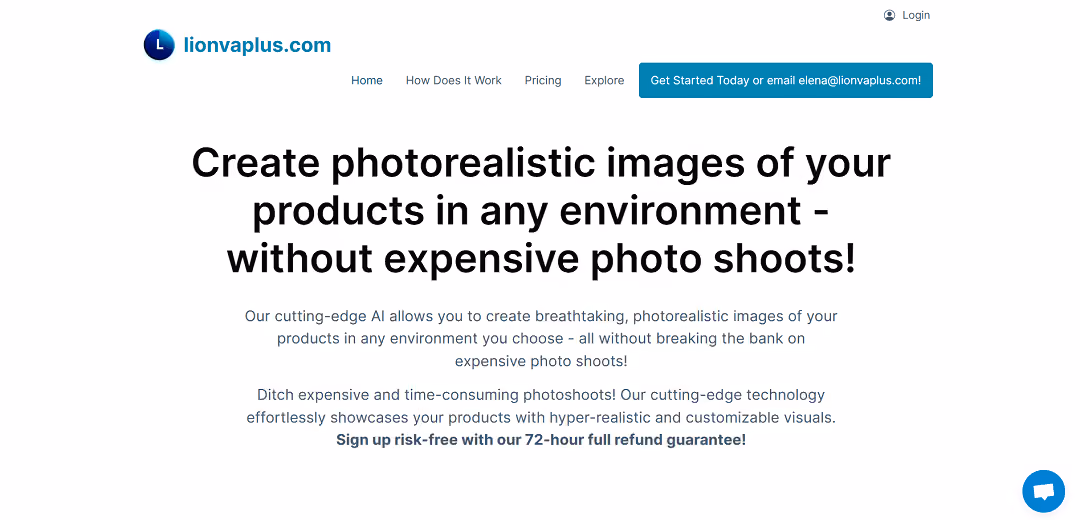 Lionvaplus.com is an amazing AI tool that lets you create stunning product images without expensive photo shoots.