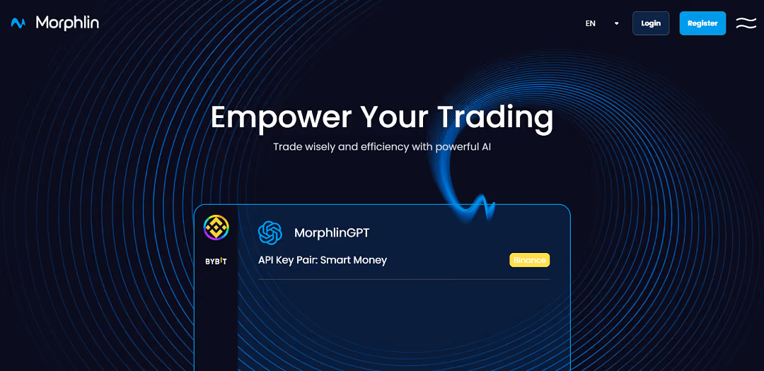 Morphlin is an AI-powered tool that empowers traders by offering effective lending and grid strategies, along with real-time signal notifications across markets and exchanges.