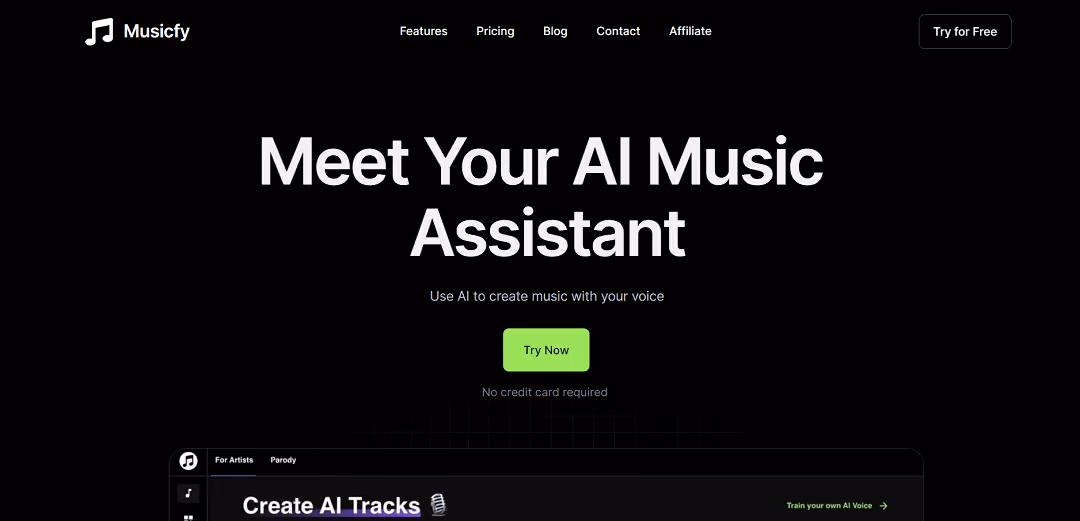 Musicfy is an ingenious AI tool that lets users swiftly create their own versions of beloved songs. With a diverse library of popular tracks from artists like Ariana Grande, Eminem, and Drake, users can select a song and infuse it with their AI-powered twist.
