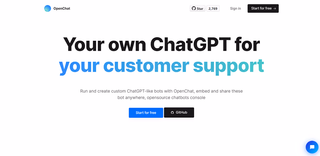 It is a user-friendly platform for creating and operating customized chatbots.