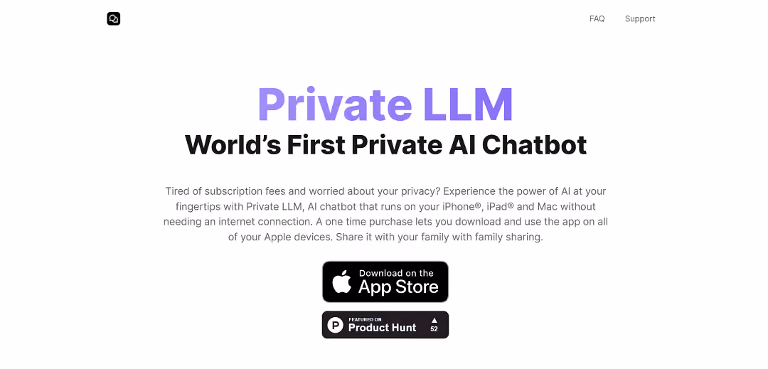 Personal GPT serves as a versatile AI chatbot designed exclusively for Apple devices on iOS and macOS. Notably, it functions offline, granting users access to its features without requiring an internet connection.