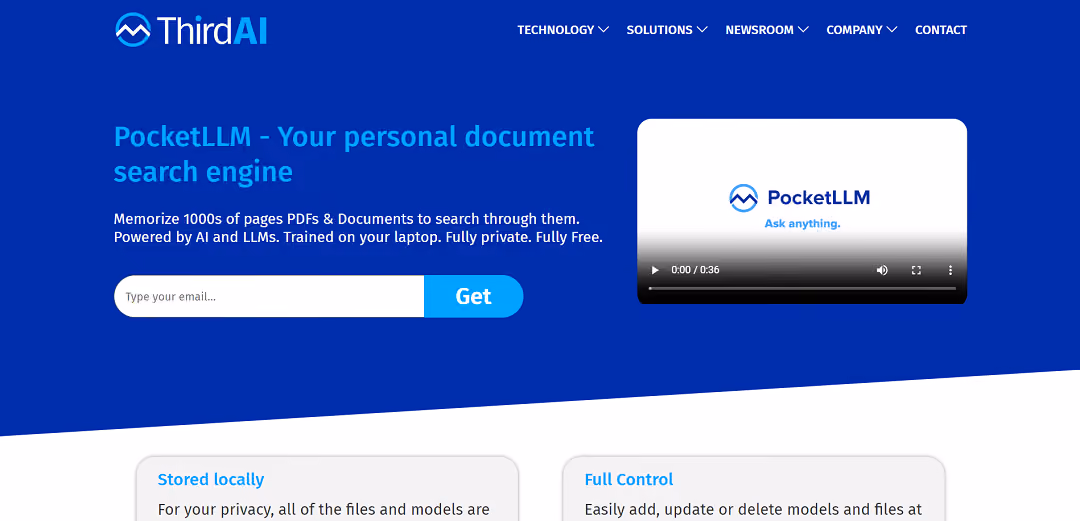 PocketLLM is an advanced neural search tool that swiftly scans thousands of PDFs and documents using hash-based processing algorithms.