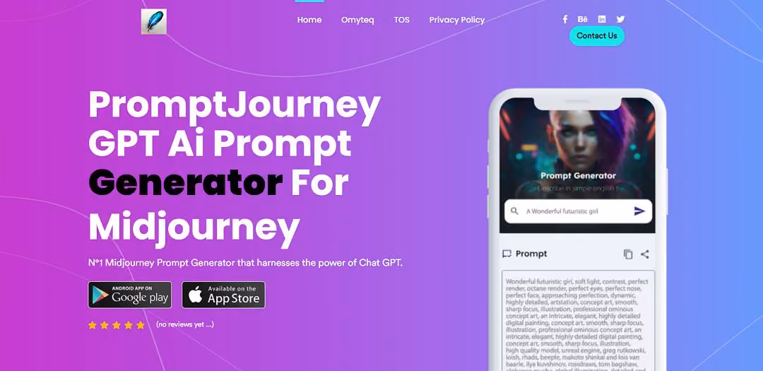 Introducing Prompt Journey, a cutting-edge prompt generator powered by chat GPT-4. Developed specifically for the Midjourney Discord channel, this user-friendly tool allows creators to effortlessly generate personalized and imaginative prompts for their projects.