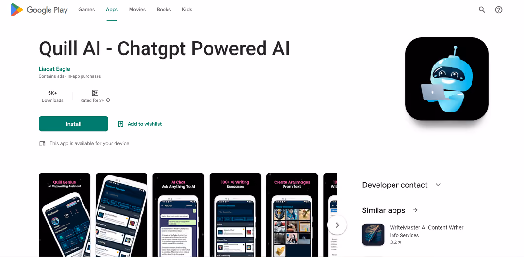 Quill AI is an AI-powered content creation tool designed to help users quickly and efficiently generate high-quality content.