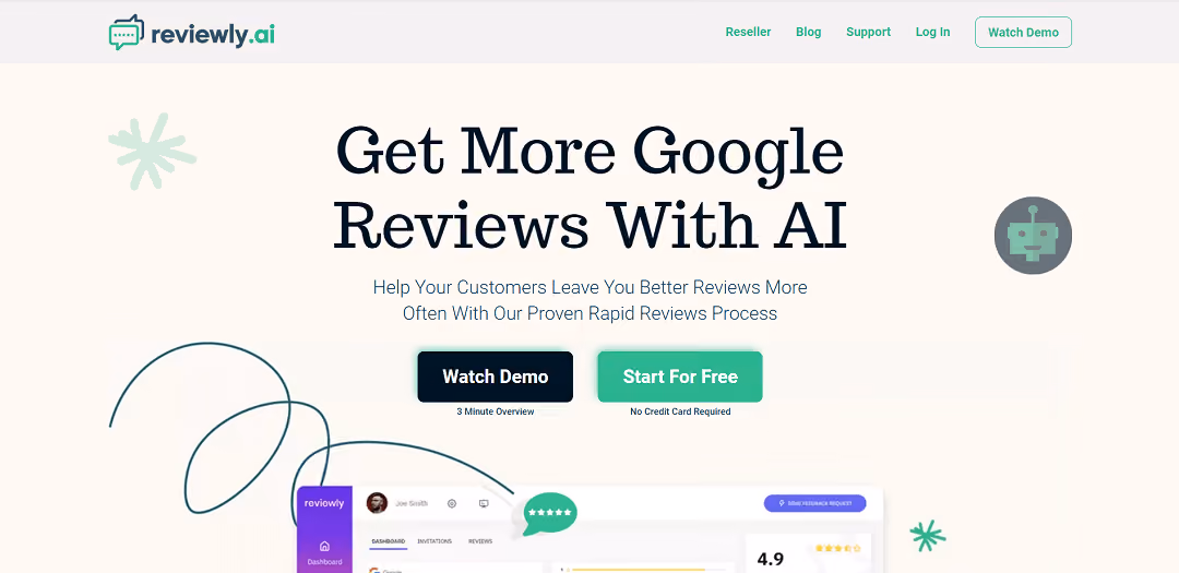 Reviewly is an AI-driven platform simplifying the management of Google reviews. Its core mission is to automate the collection and handling of customer feedback to boost online visibility and customer trust. A