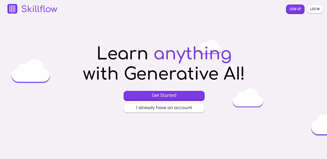 Skillflow's AI-Powered Educational Content tool uses generative AI to create personalized learning experiences.