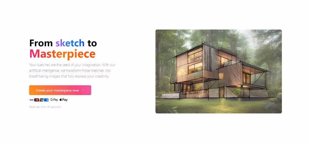 SketchImage.AI is an innovative AI tool that swiftly transforms sketches into stunning images, giving full expression to creativity. Utilizing artificial intelligence, the tool accurately interprets user sketches and converts them into visually captivating creations. With